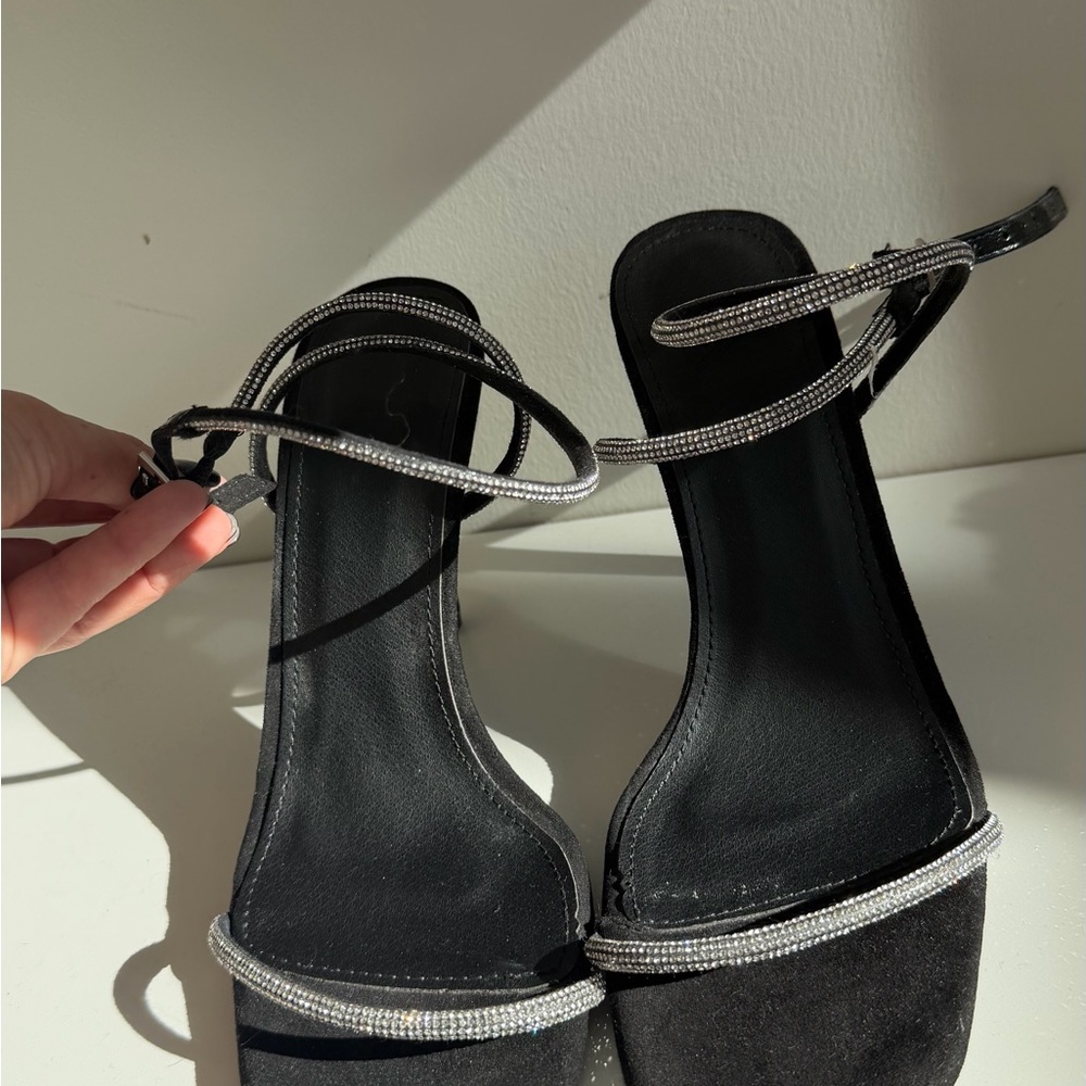 Elegant Black Strappy Heels